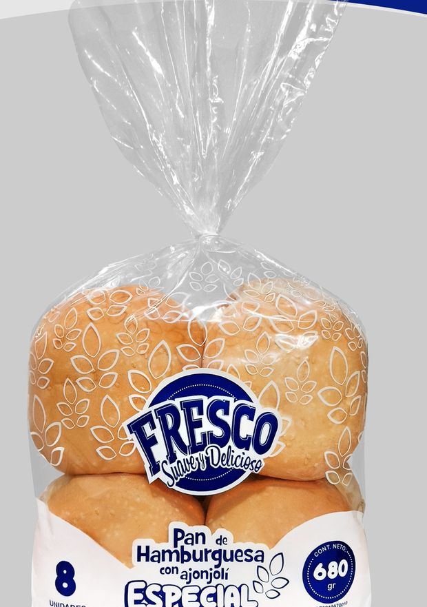 Pan de Hamburguesa con Ajonjolí Especial